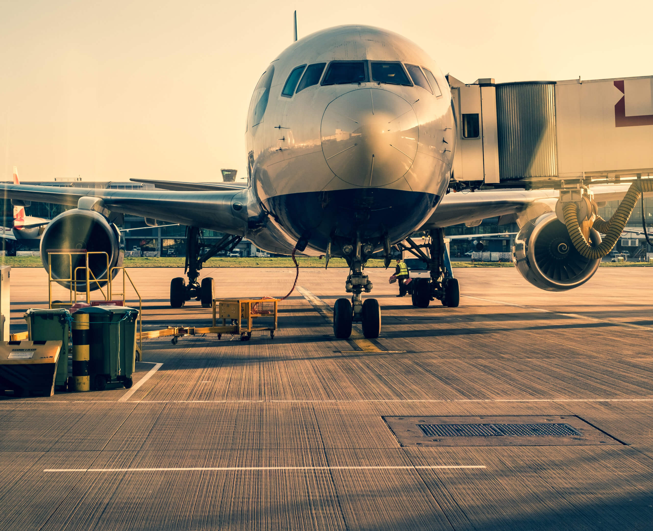 plane in London 