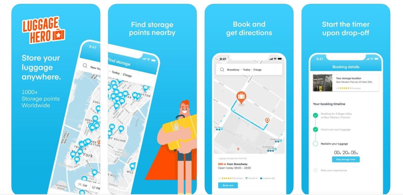 How to use the Luggage Storage app in London LuggageHero