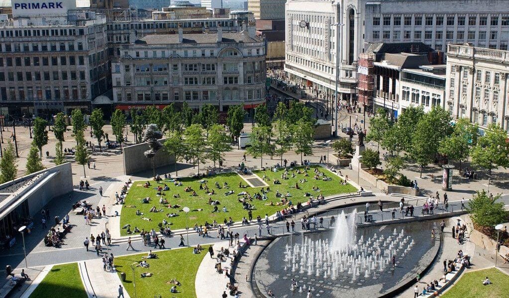 Consigna de equipaje en Piccadilly Gardens