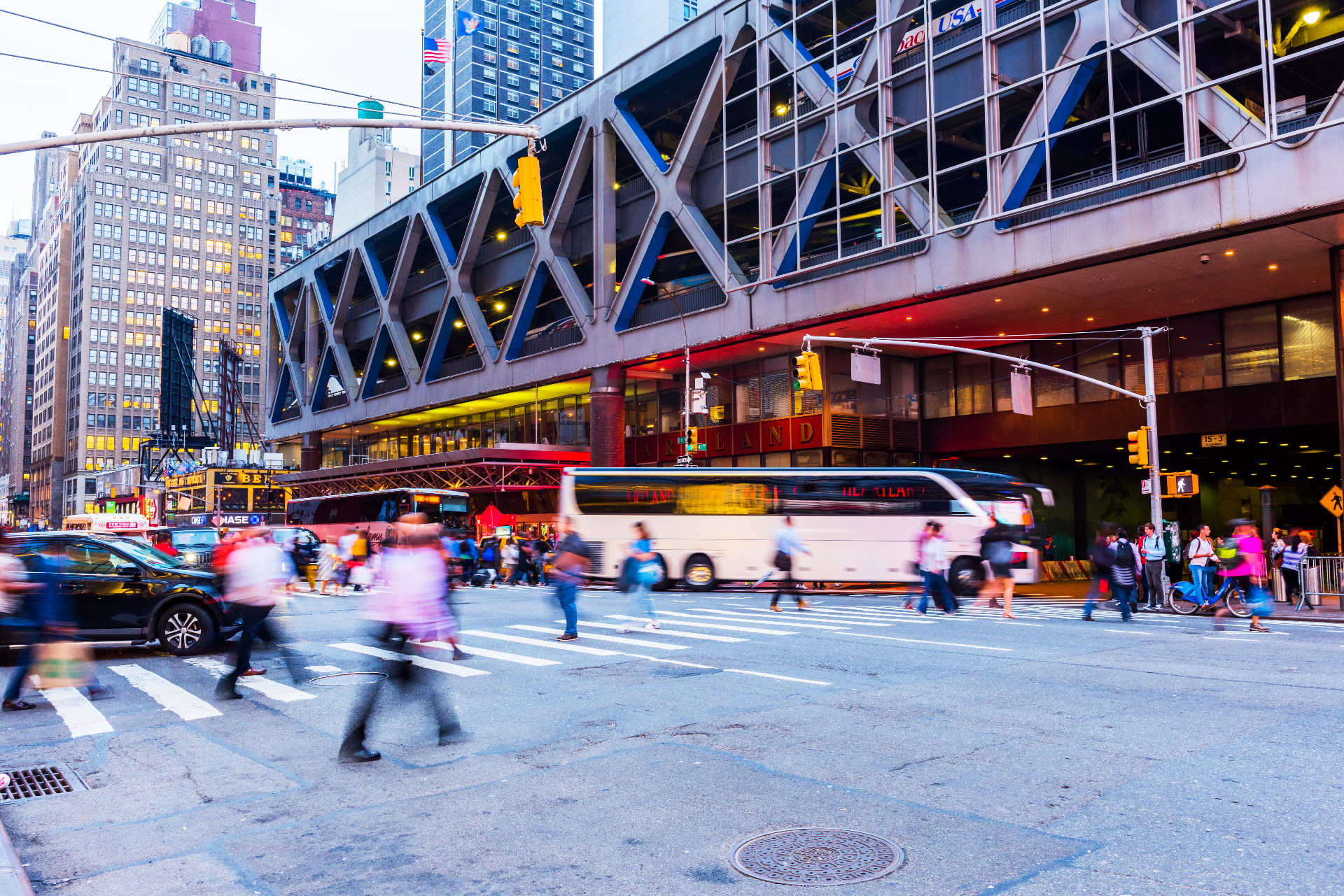 NYC Port Authority Bus Terminal: The World's Largest Media Façade