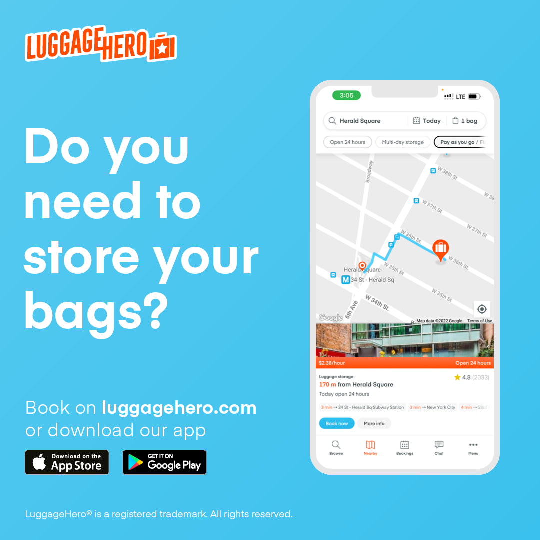 LuggageHero - Luggage Storage Warren Street