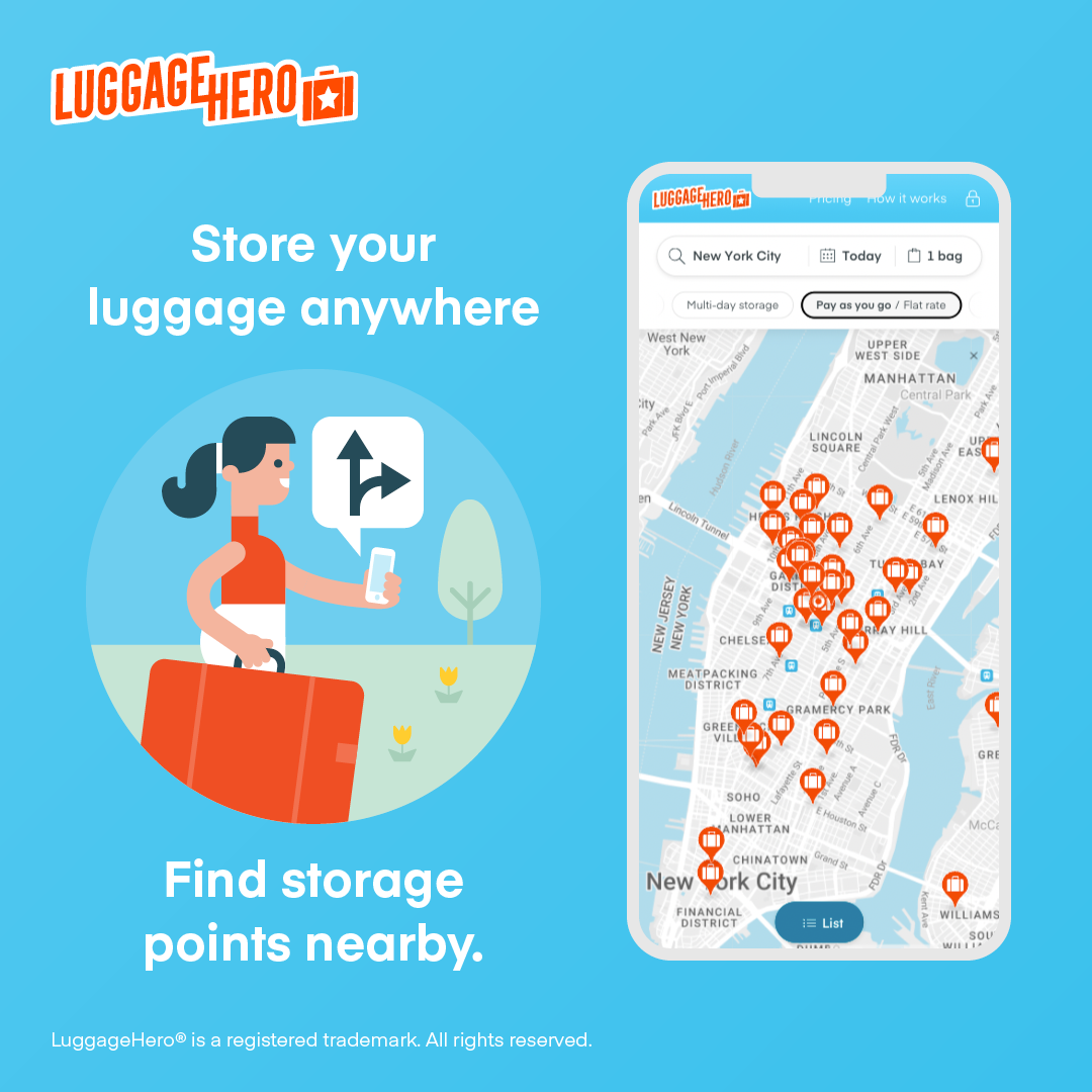 LuggageHero - Luggage Storage Warren Street