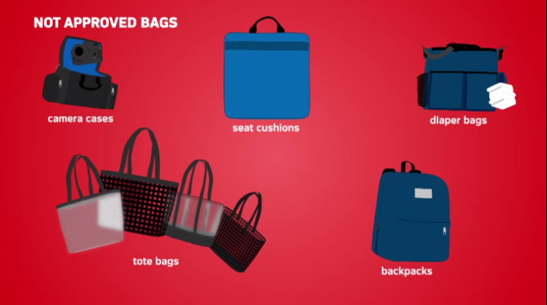 NFL bag policy.  Nfl bag, Stadium bag, Football bag